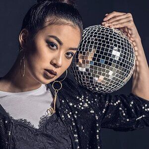 Hanging silver Disco Ball- 6 In